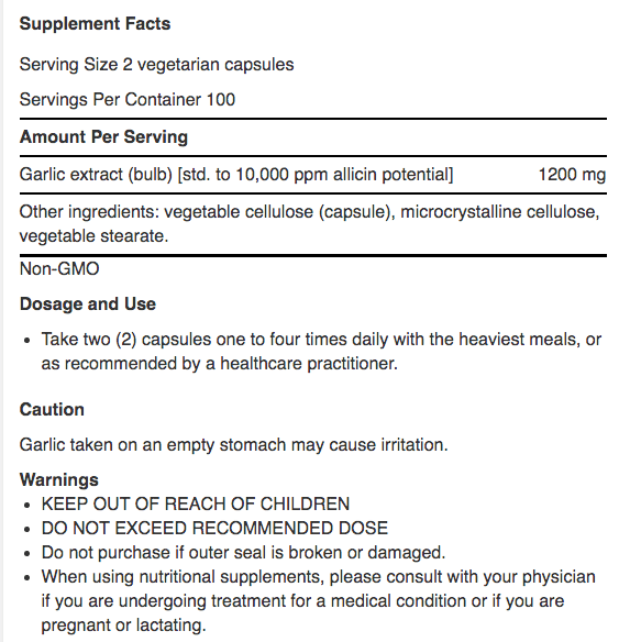 Supplement Facts