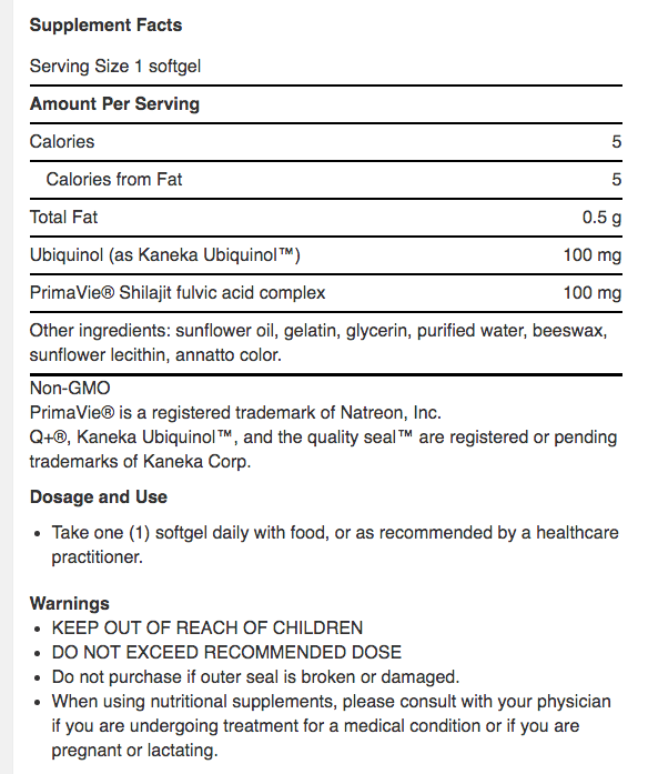 Supplement Facts