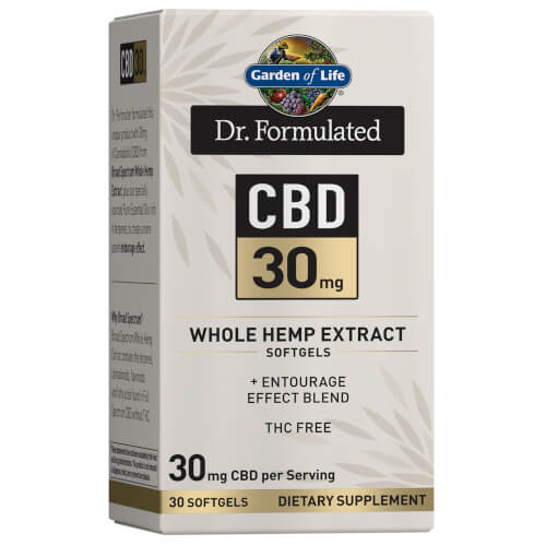 Garden of Life Dr Formulated CBD 30 mg 30 Softgels