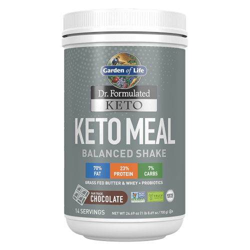 Garden of Life Dr Formulated Keto Meal Chocolate 24.69 oz Powder