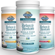 Garden of Life Dr Formulated Magnesium Relax and Restore  Original Stevia Free 381g Powder