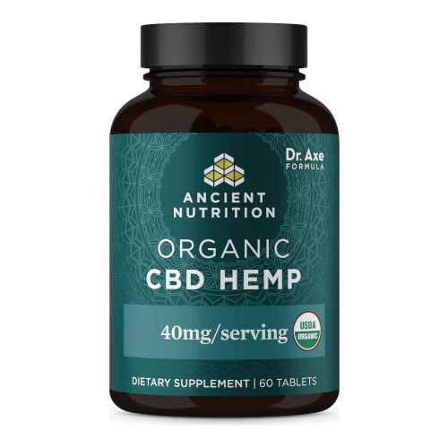 Ancient Nutrition Organic CBD Hemp 40mg 60 Capsules