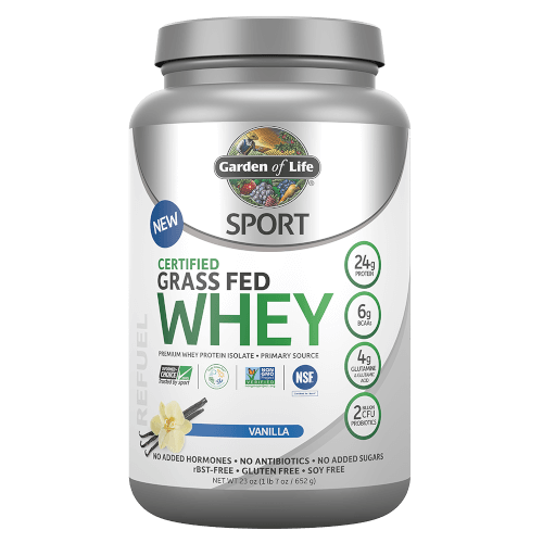 Garden of Life SPORT Certified Grass Fed Whey Vanilla 652 gm Powder